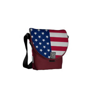 Philippines Flag Crackled Design Messenger Bag