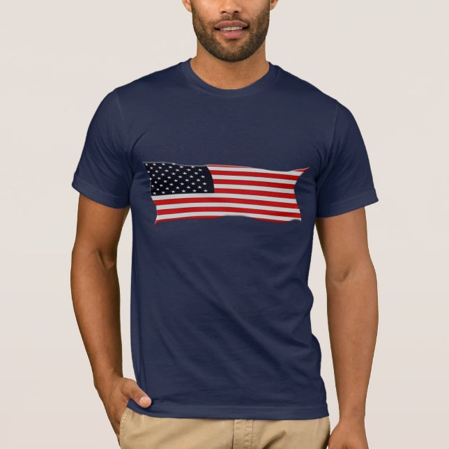 USA AMERICAN US FLAG Series T-Shirt (Front)