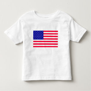 USA American US Flag Toddler Tshirts Clothing