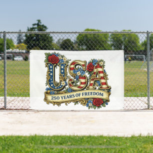 USA America's 250th Anniversary Banner