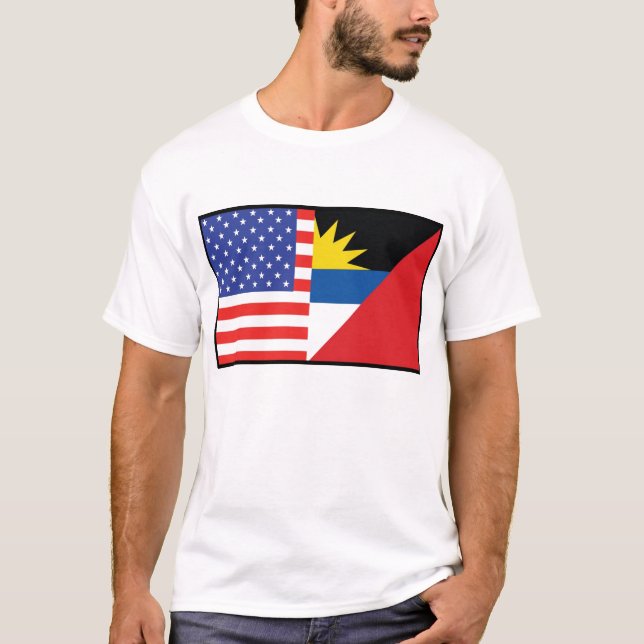 USA/Antigua Barbuda T-Shirt (Front)