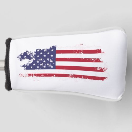  USA AP16 Golf Patriotic Grunge Flag Putter Cover