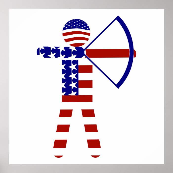 USA Archery   American Archer Print