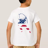 USA Archery American flag T-Shirt (Back)