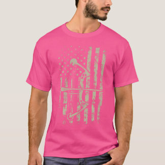Usa Archery Bow Hunting Patriotic Hunter Archery L T-Shirt