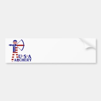 USA Archery Bumper Sticker