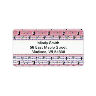 USA Archery Silhouette Pattern Label