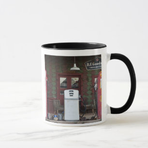 USA, Arizona. Chloride Ghost Town, old gas Mug