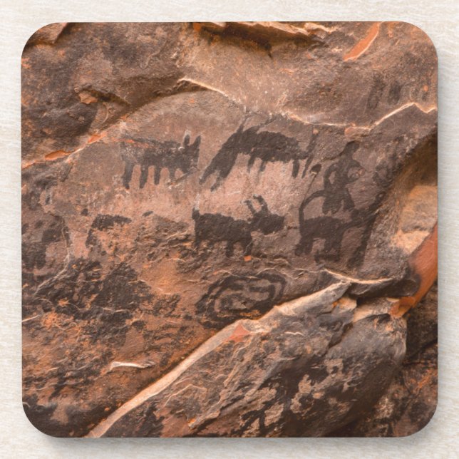 USA, Arizona, Coconino National Forest, Palatki Drink Coaster (Front)