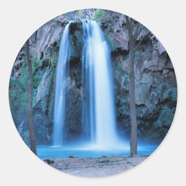 USA, Arizona, Grand Canyon, Havasupai Indian Classic Round Sticker (Front)
