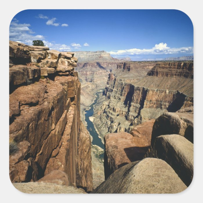 USA, Arizona, Grand Canyon National Park, Square Stickers
