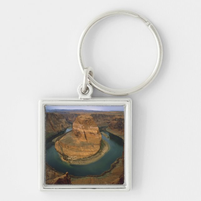 USA, Arizona. Horseshoe Bend showing erosion by Keychain (Front)
