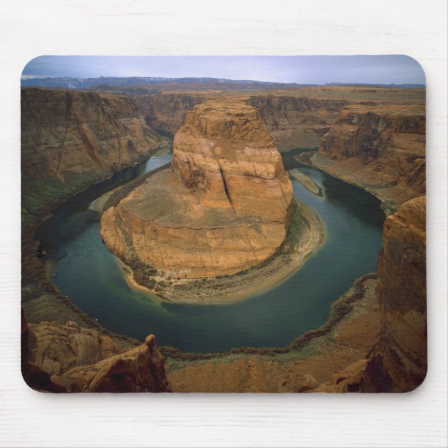 USA, Arizona. Horseshoe Bend showing erosion by Mouse Pad (Front)
