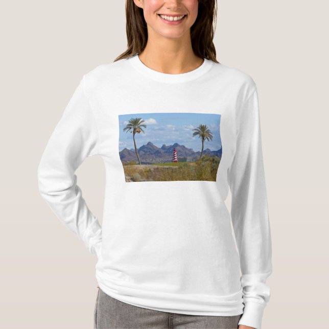 USA, Arizona, Lake Havasu City. Lighthouse next T-Shirt (Front)