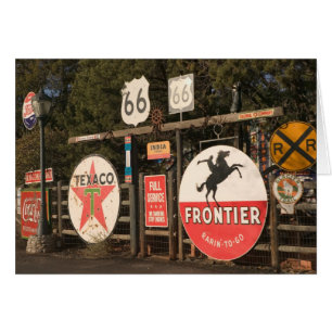 USA, Arizona, Sedona: Antique Advertising Signs Cards