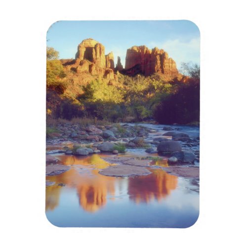 USA Arizona Sedona Cathedral Rock reflecting Magnet