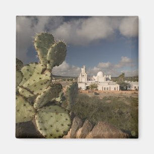 USA, Arizona, Tucson: Mission San Xavier del Bac 2 Magnet