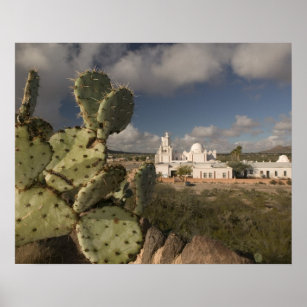 USA, Arizona, Tucson: Mission San Xavier del Bac 2 Poster