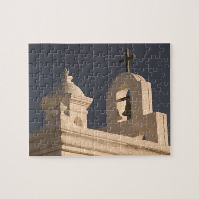 USA, Arizona, Tucson: Mission San Xavier del Bac Jigsaw Puzzle (Horizontal)