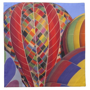 USA, Arizona, Val Vista. Colorful hot-air Napkin