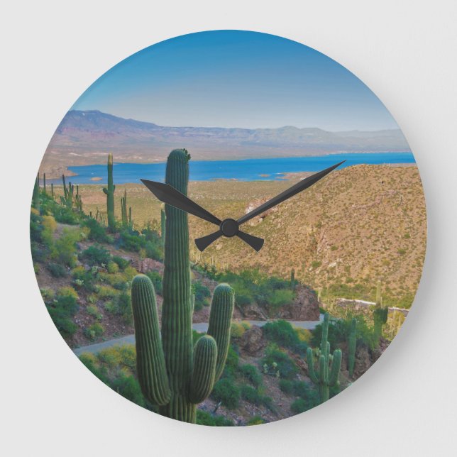 USA, Arizona. View From The Enterance To Tonto Large Clock (Front)