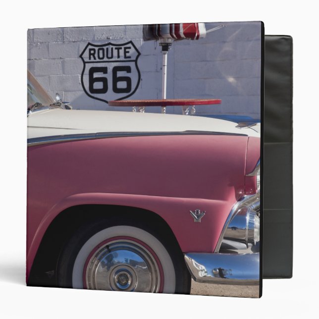 USA, Arizona, Williams. Rt. 66 Town, 1950's 3 Ring Binder (Front/Inside)