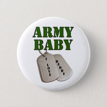 Usa-army Baby-dad Pinback Button by thehotbutton at Zazzle