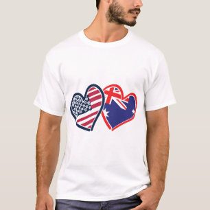 USA Australia Love T-Shirt