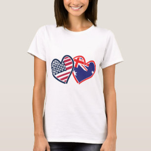 USA Australia Love T-Shirt