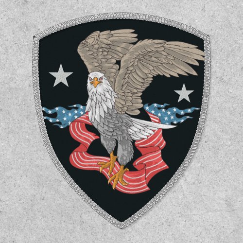 USA Bald Eagle Defend Freedom Patch