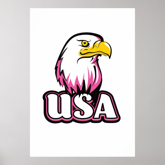 USA Bald Eagle Poster (Front)