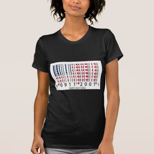 USA Barcode Flag T-Shirt USA Barcode Flag T_Shirt