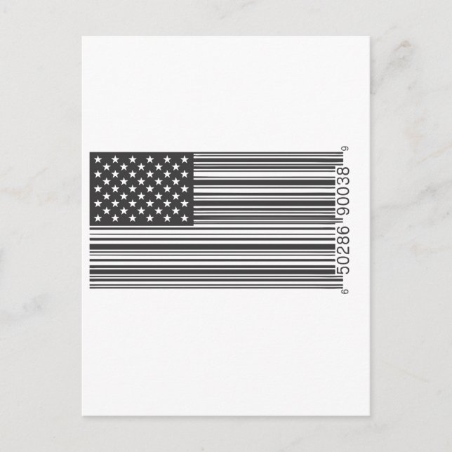 USA Barcode Postcard (Front)