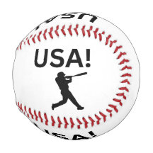 USA baseball player using dot as a ball
