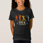 Usa Baseball Retro Vintage Colors Team 2021 T-shirt at Zazzle