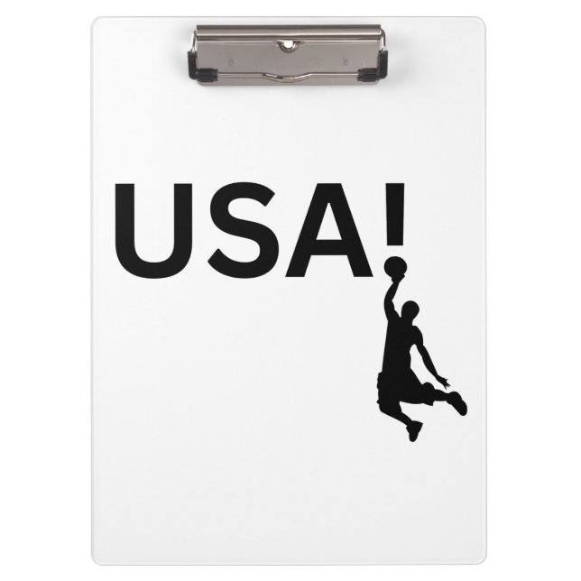 USA basketball player Clipboard (Front)