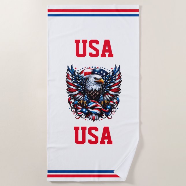 USA Beach Towel (Front)