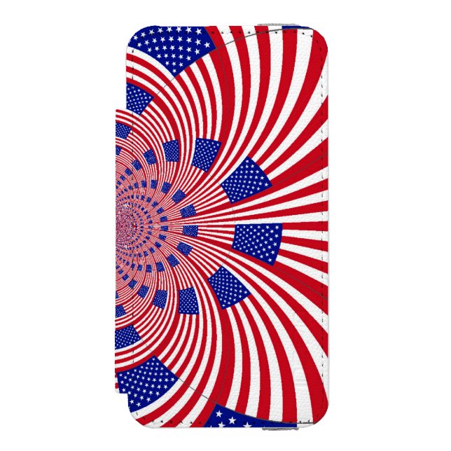 USA Beautiful Pretty Uniquely Exceptional Incipio iPhone Wallet Case (Folio Front)