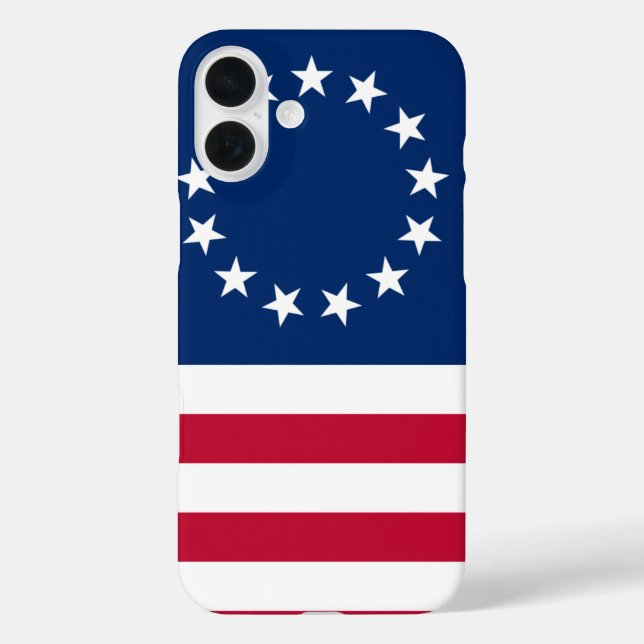 usa betsy ross flag Case-Mate iPhone case (Back)