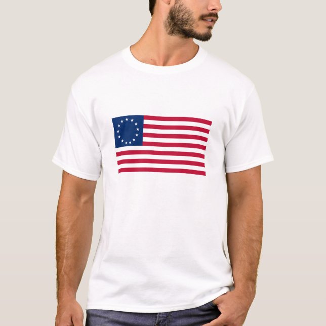 USA Betsy Ross Flag T-Shirt (Front)