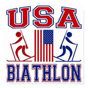 USA Biathlon Poster