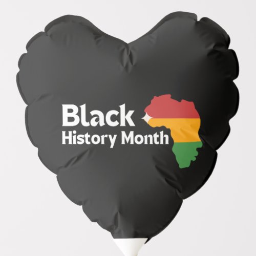 USA Black History Month Balloon