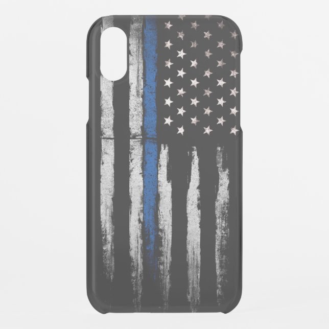 USA Blue line Uncommon iPhone Case (Back)