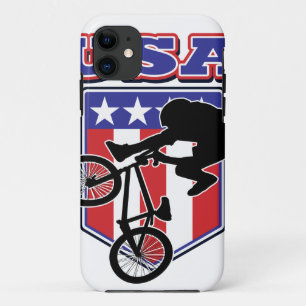 USA BMX Biker iPhone 11 Case