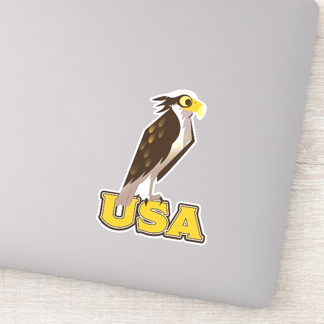 USA Bold Eagle Sticker (Detail)