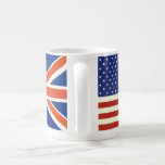 USA British flags Coffee Mug<br><div class="desc">For someone who loves both USA and United kingdom</div>