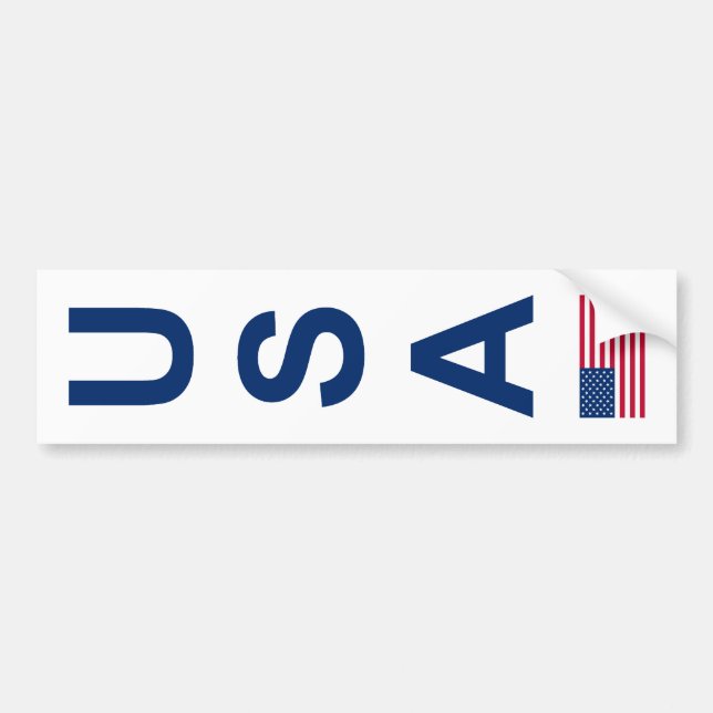 USA BUMPER STICKER (Front)
