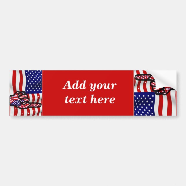 USA!_ BUMPER STICKER (Front)