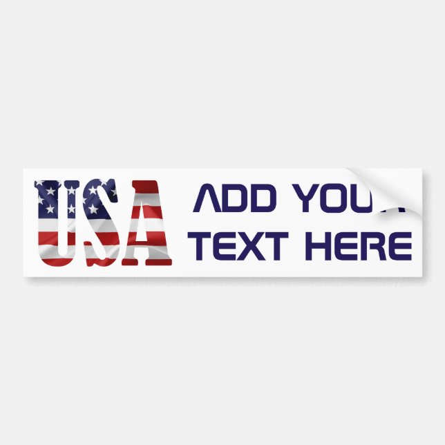 USA BUMPER STICKER (Front)