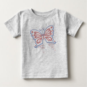 USA Butterfly Infants & Toddler T-shirts